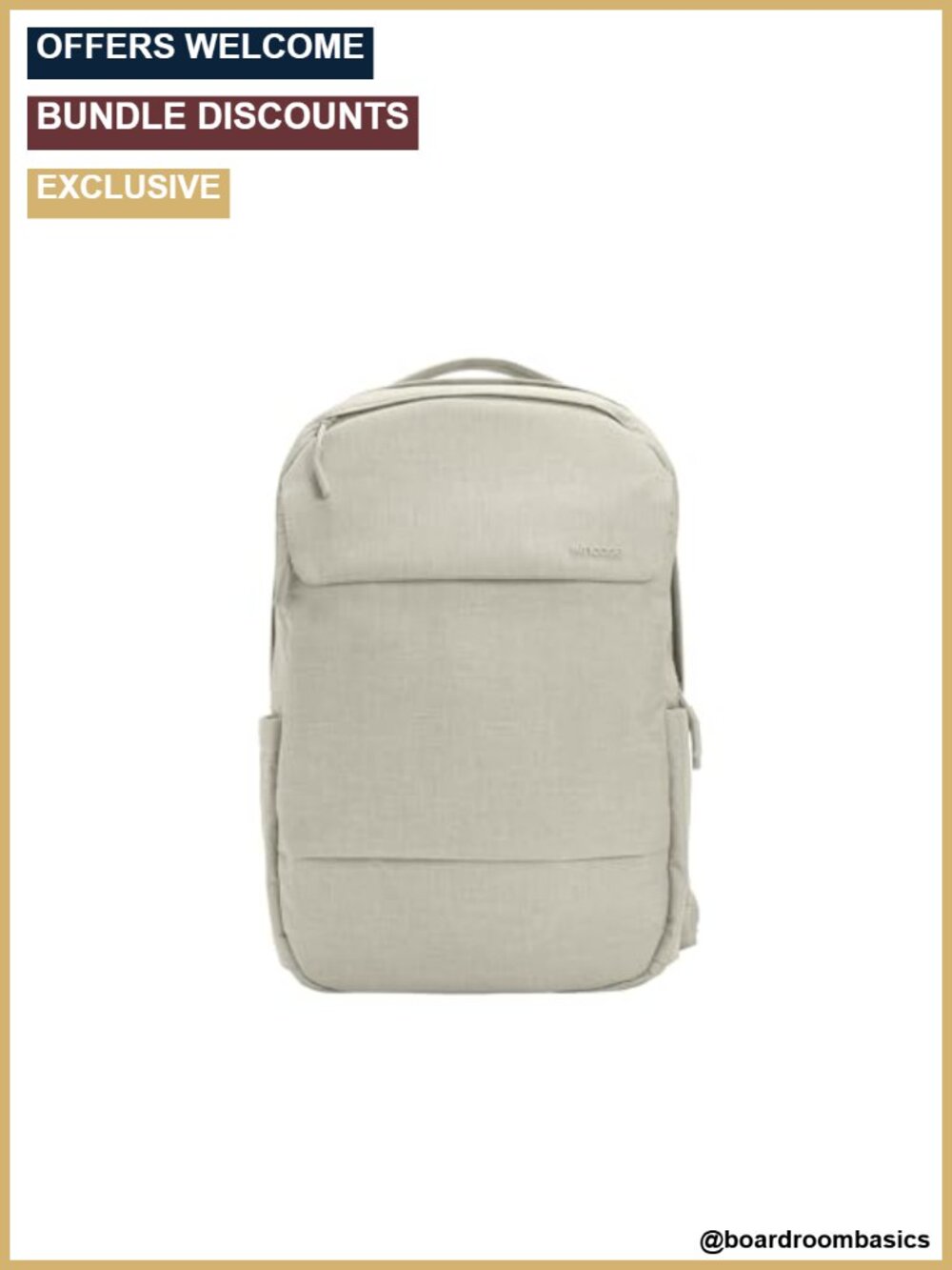 Woolenex Laptop Backpack 20L Fits 16in Faux Fur Lined Travel Commute
